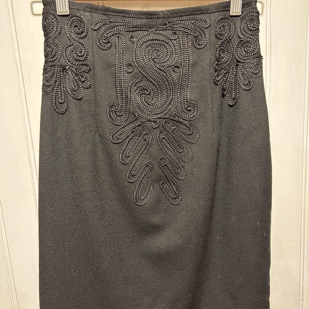 Wool Bolero Pencil Skirt